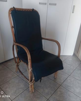 poltrona in rattan