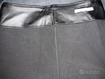 pantaloni stretch legin  di pelle per donne