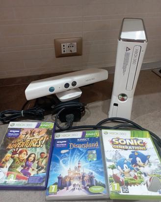 XBOX 360 + Kinect + giochi 