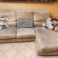 Divano 3 posti con recliner elettrico