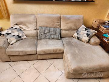 Divano 3 posti con recliner elettrico