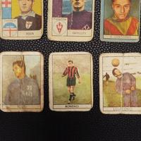 Figurine calciatori e ciclista anni '50