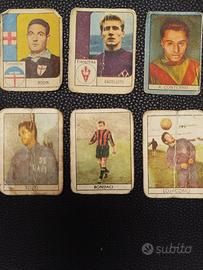Figurine calciatori e ciclista anni '50