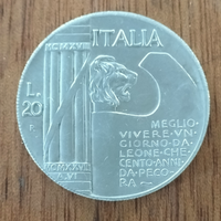 20 lire Mussolini