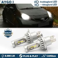 Kit LED H4 Per Toyota Aygo 05-14 Fari Luce Bianche
