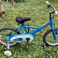 Bicicletta bimbo con rotelle