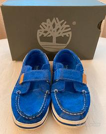 Mocassini Timberland bimbo Tg 34 blu originali