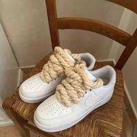 Nike Air force 1- Lacci in corda-