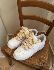 Nike Air force 1- Lacci in corda-