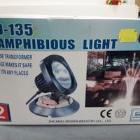 Faretto led laghetto giardino