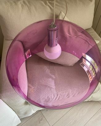 Lampadario Design Kartell Fly - fucsia