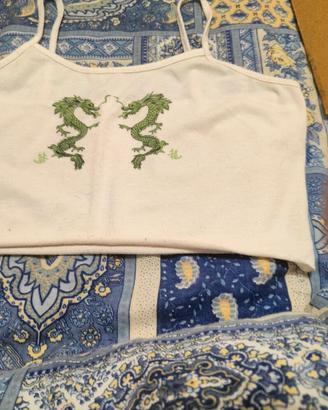 top con draghi bianco