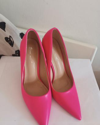décolleté fucsia fluo 