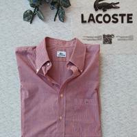 Camicia-Lacosste-Uomo-TG -45-XXL-Rossa!