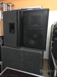 Impianto Proel TFL 4sub - 4 satelliti - processore