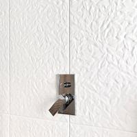 Piastrella Doccia – White Matt Deco – 35x10 cm