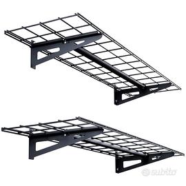 Scaffali per Garage 2 Pezzi 122x30.5 cm