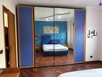 Camera da letto ciliegio /blu completa