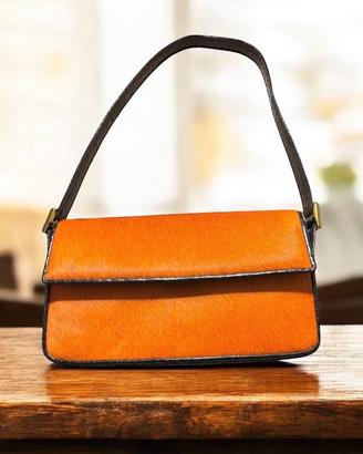 Borsa in cavallino e rettile