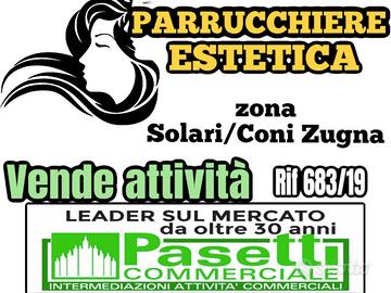 PARRUCCHIERE DONNA + ESTETICA in zona Solari