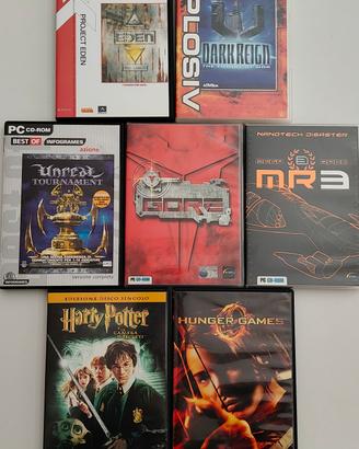 blocco DVD film e giochi PC anni 2000