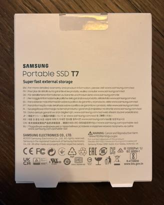 Hard Disk esternk Samsung SSD  T7  - 1 TB