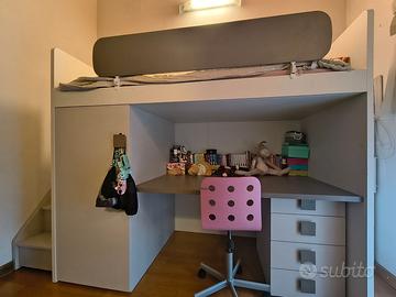 Mobile letto a soppalco