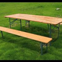 set tavolo birreria giardino panchine esterno 