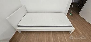 Letto singolo IKEA Malm + materasso Morgedal 90x20