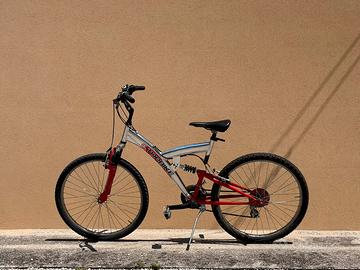 Bicicletta rossa usata