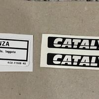 Adesivi mbk booster avvertenza e Catalyzed