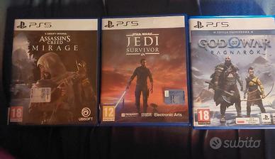 Giochi ps5 assassin's creed mirage, star wars jed,