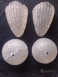 N. 2 plafonnier e n. 2 applique