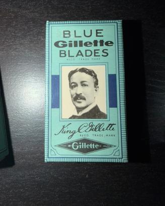 Lamette Vintage Blue Gillette Blades Epoca