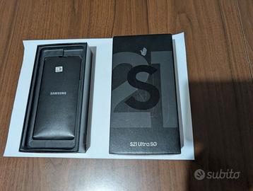 scatola Samsung S21 Ultra nero 16gb/512gb