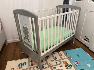 Lettino Legno Bambino con materasso
