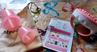 Coppette e spazzola per massaggio anticellulite