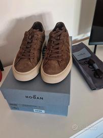 Hogan Sneakers H691 N.41 in pelle scamosciata
