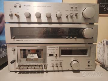 Impianto Stereo Vintage Technics (Set Completo)