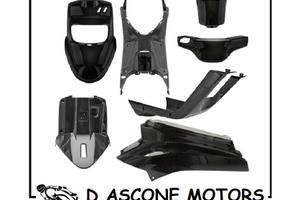 KIT CARENE 7 PEZZI NERO METALLIZZATO 2004 2016