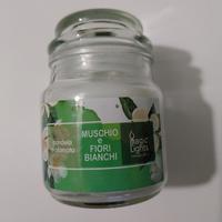 candele muschio bianco