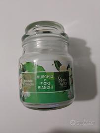 candele muschio bianco