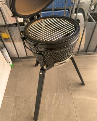 mini Kamado BBQ a carbone 