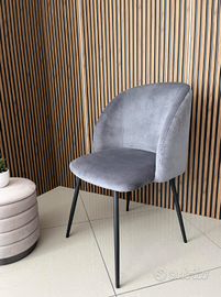 POLTRONA IN VELLUTO ANTIMACCHIA