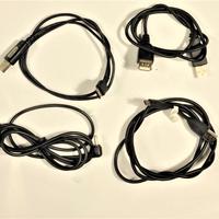 Quattro("4") Cavetti "USB-2" /diverse terminazioni