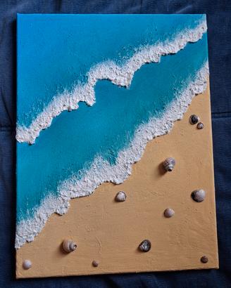 Pittura Mare Fatta a Mano Texture