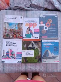 6 libri primo biennio scuole superiori (separati)