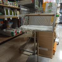 trespolo in acciaio inox con paratie antischizzo