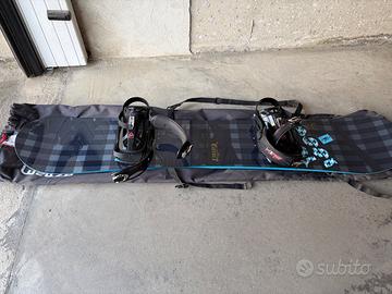Snowboard Rossignol 165 cm + Attacchi e Sacca
