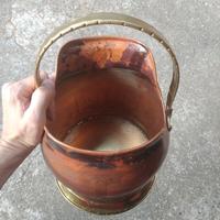 Secchiello vaso in Rame e Ottone